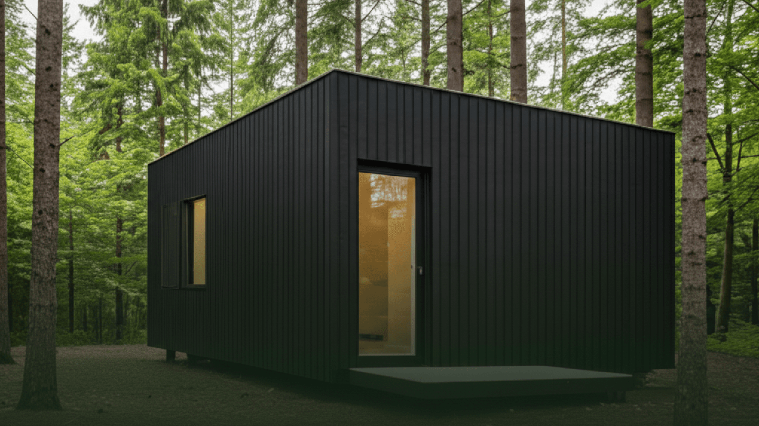 Modern lüks prefabrik yaşam alanı