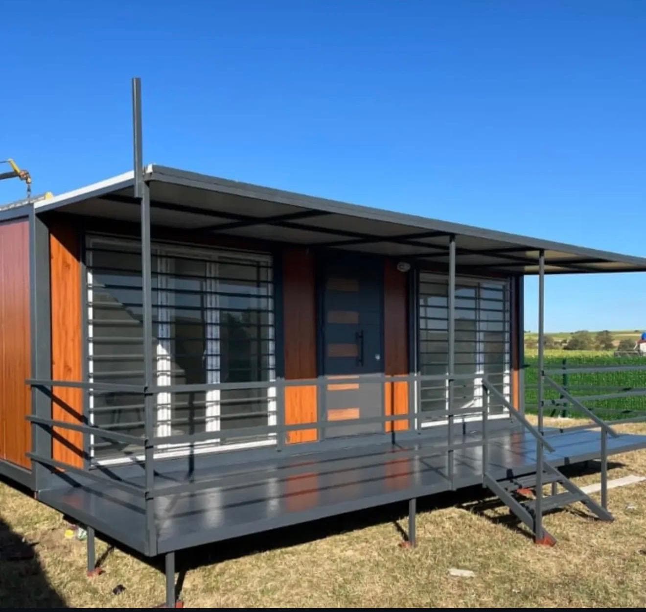 Verandalı Yazlık Konteyner